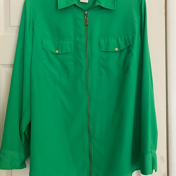 Michael Kors Tops - MICHAEL KORS  Lime Green Top
